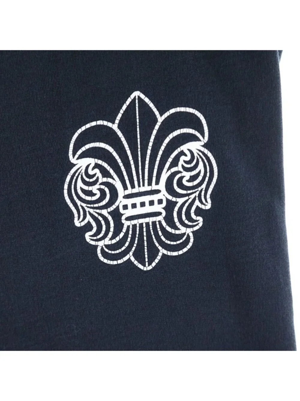 Chrome Hearts Sweatpants T-bar BS Flare Print Black Pants